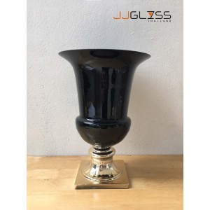 BLACK-TCV01 - Black Handmade Colour Vase